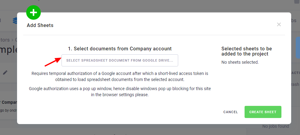 Screenshot - Empty configuration